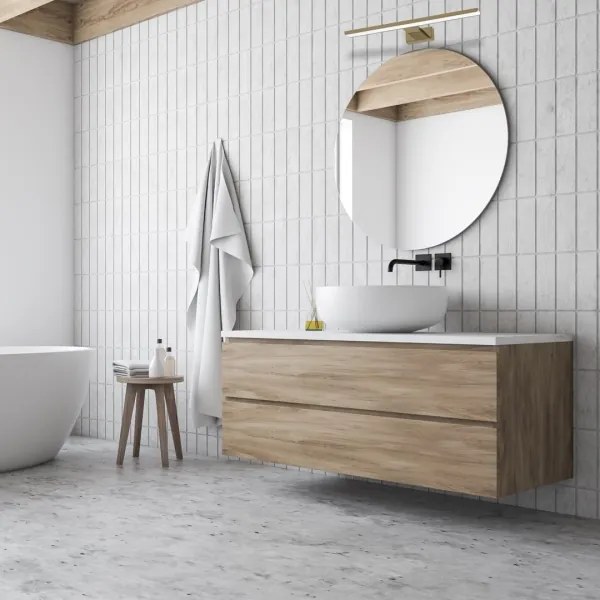 Aplica LED pentru oglindă de baie SHINE LED/13,8W/230V 60 cm IP44 alamă