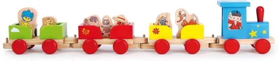 Tren din lemn cu figurine Legler Our Sandman