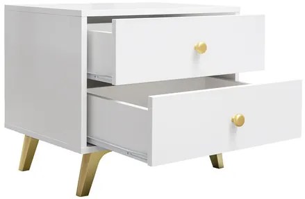 Noptieră Astradon (Alb + auriu) . 1104500