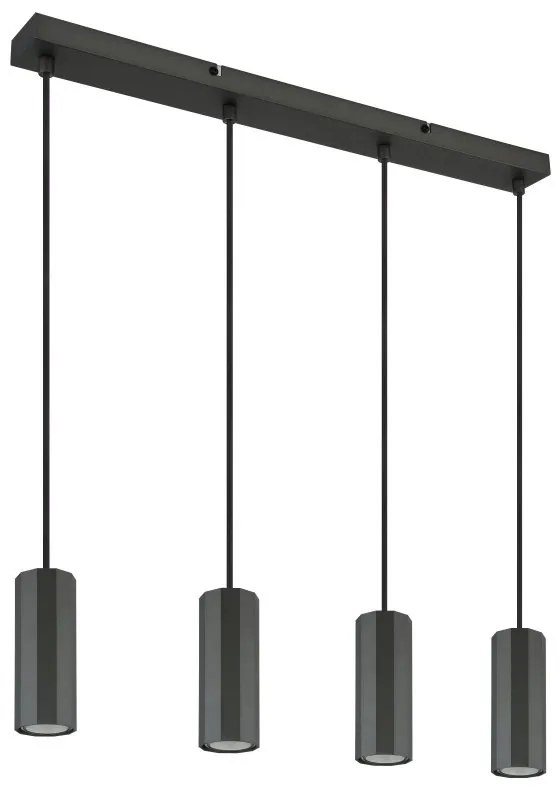 Lustra suspendata stil minimalist JAMES 4L gri