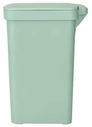 Coș cu pedală Brabantia StepUp 1008481, 16 L, Materiale ecologice, Deschidere mare, Verde deschis
