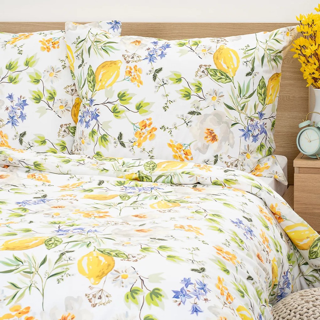 Lenjerie de pat din bumbac 4Home Lemon Delight ,140 x 220 cm, 70 x 90 cm, 140 x 220 cm, 70 x 90 cm