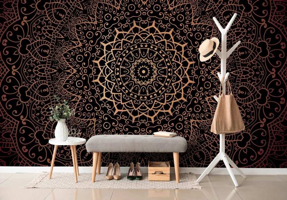 Tapet Mandala vintage în stil indian