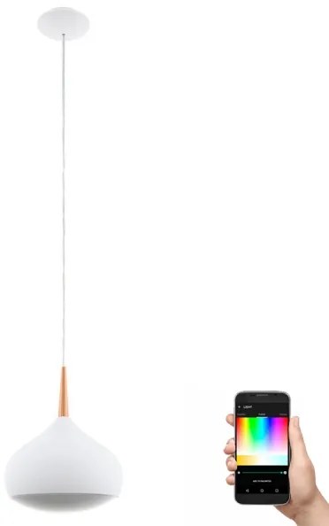 Eglo 97087 - Lampă suspendată LED RGBW dimabilă COMBA-C LED/18W/230V