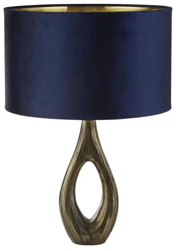 Veioza/Lampa de masa design decorativ Bucklow, navy