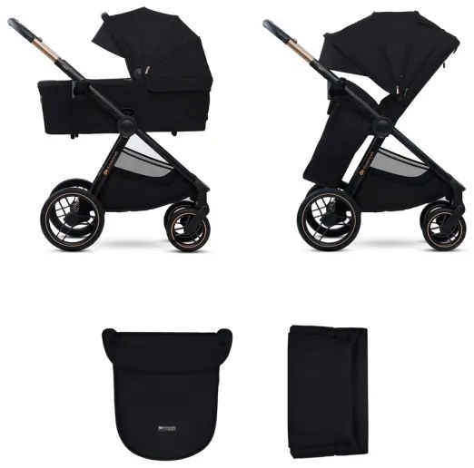 Cărucior de copii combinat 2 în 1 KINDERKRAFT NEA 2 Midnight black