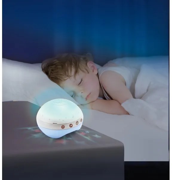 Infantino - Carusel muzical 3în1 pentru pătuț, 3xAAA, albastru