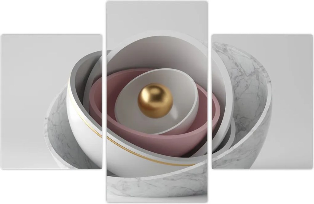 Tablou - Perlă de aur (90x60 cm)