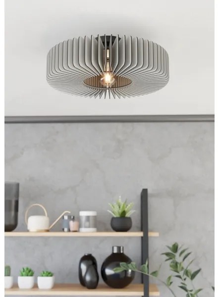 Plafonieră Eglo 900832 PALOMBAIA 1xE27/40W/230V gri