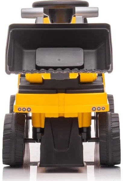 Încărcător frontal fără pedale pentru copii CAT galben/negru