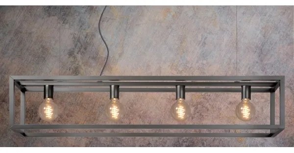 Lucide 31472/04/15 - Lampa suspendata ORIS 4xE27/60W/230V