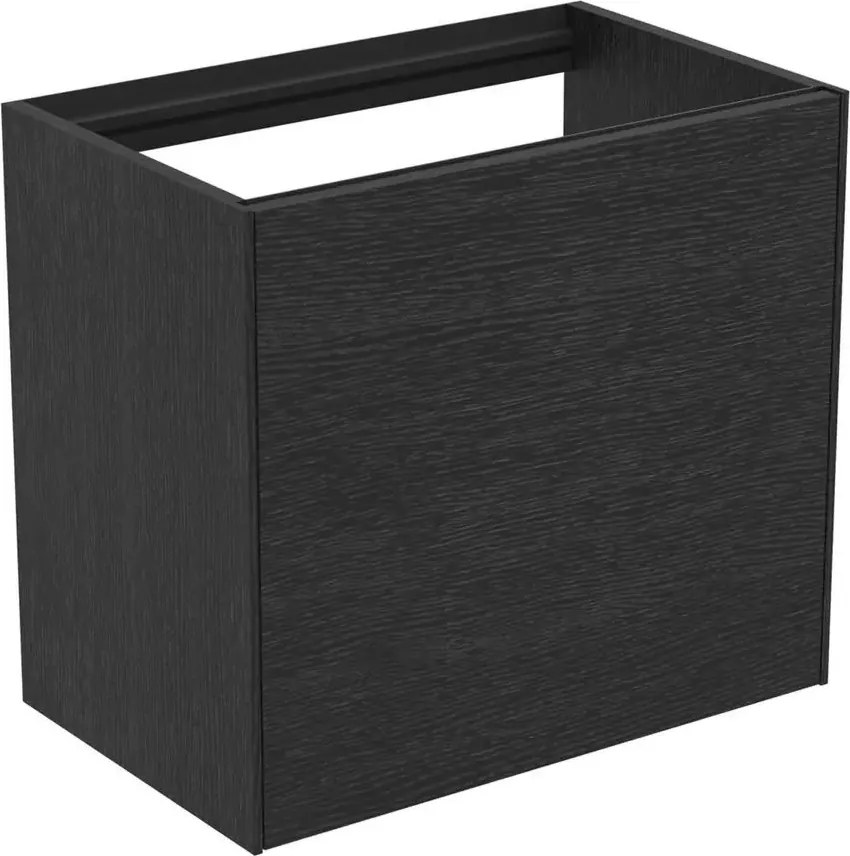Dulap baza suspendat Ideal Standard Atelier Conca 1 sertar 60 cm finisaj stejar inchis