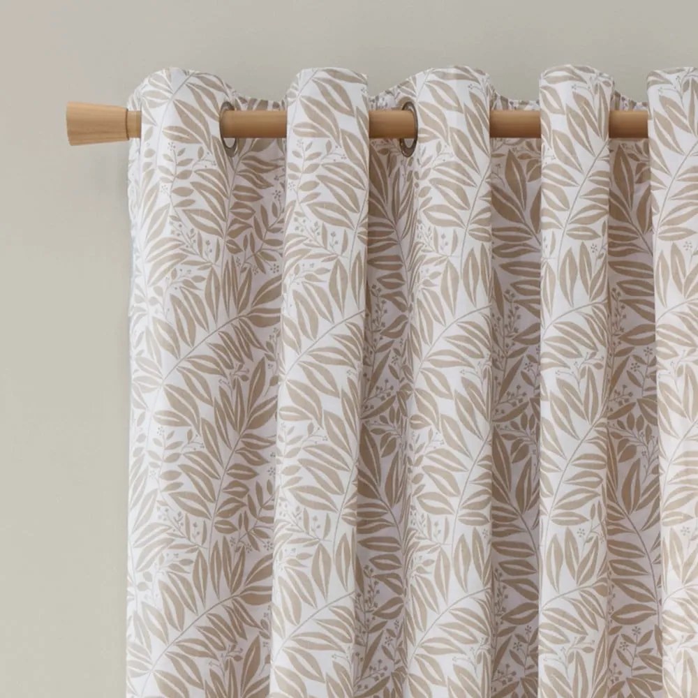 Draperii maro deschis 2 buc. 168x229 cm Sorrel Leaves – Catherine Lansfield