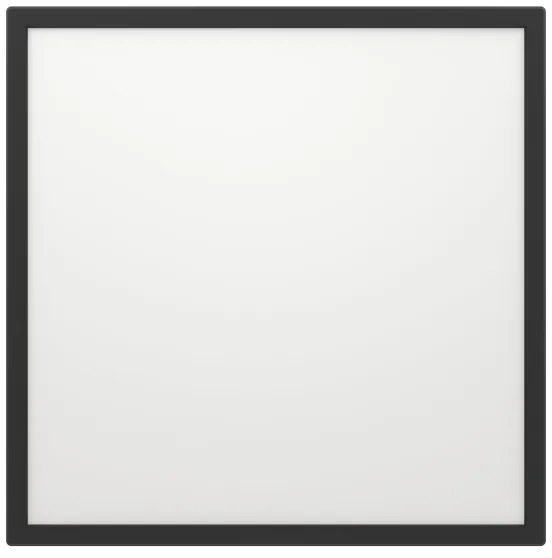 Plafonieră LED RGBW dimabilă de exterior Eglo 901468 ROVITO-Z 17W/230V 50x50 cm IP44 negru