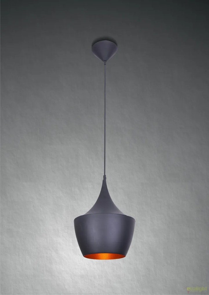 Pendul modern design nordic ORIENT negru/auriu