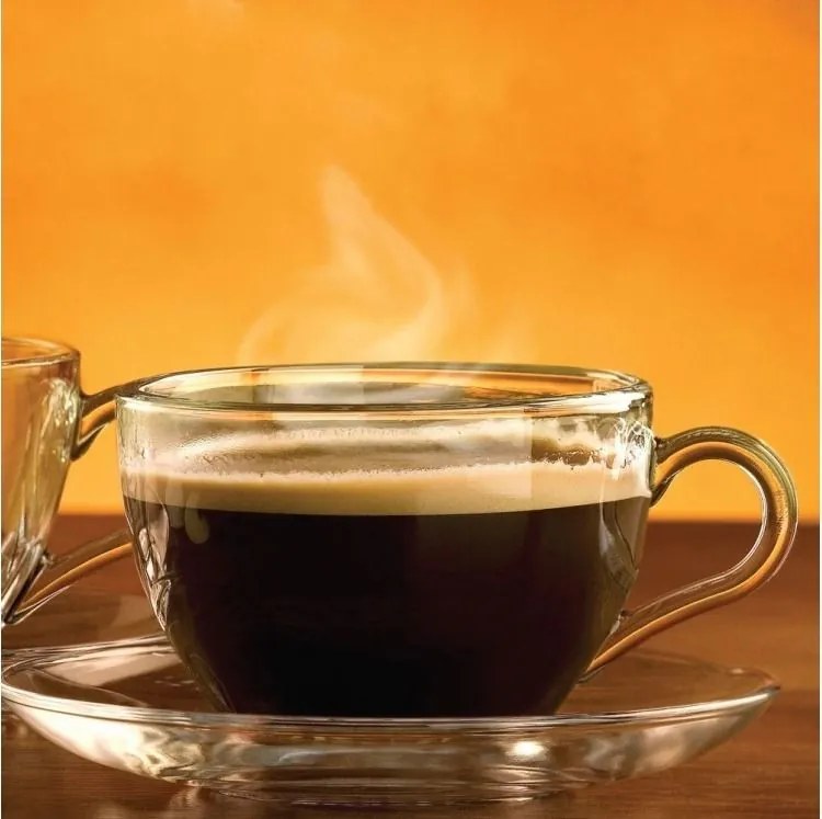 Set servire ceai sau cafea, 12 piese, 6 persoane, Basic