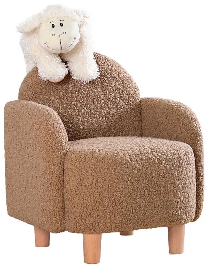 Fotoliu pentru copii DORY, maro