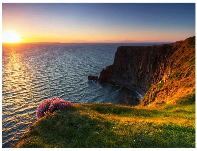 Fototapet - Sunset: Cliffs of Moher, Ireland