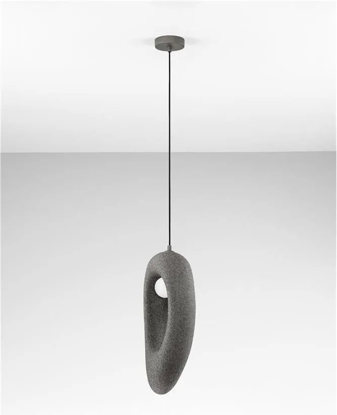 Pendul design modern, Stone Gray, TEMPUS, 18x48cm