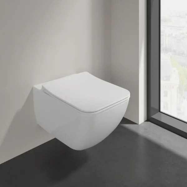 Villeroy & Boch 9M80S101 - Capac WC VENTICELLO cu sistem SoftClose, alb
