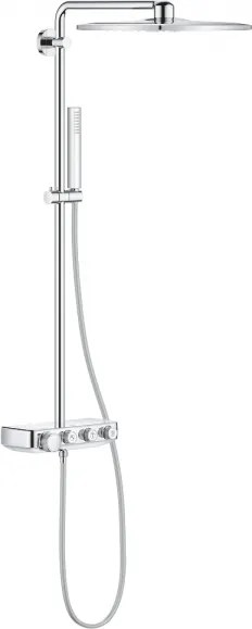 Coloana de dus cu baterie termostatata Grohe Euphoria 310 Cube Duo cu 1 functie