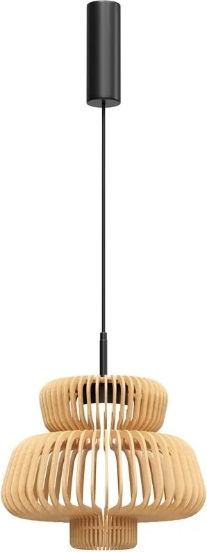 Lustra LED design japonez din lemn Namiki