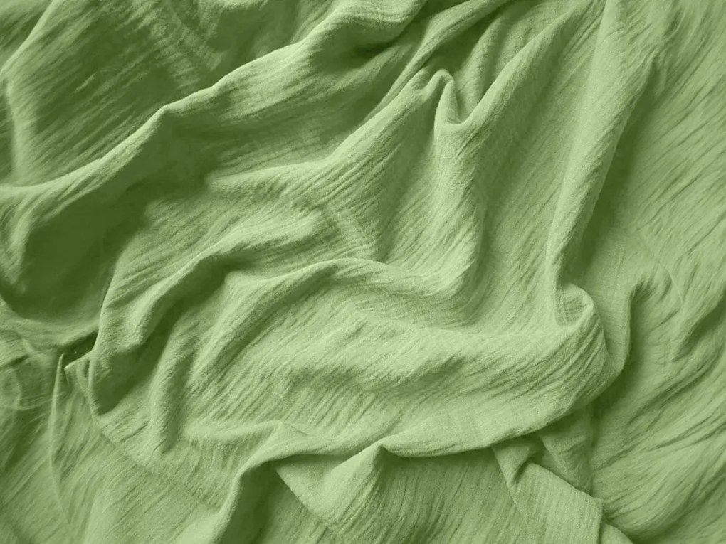 Lenjerie de pat din muselin MUSSARI verde deschis Dimensiunile lenjeriei: 70 x 90 cm | 140 x 200 cm