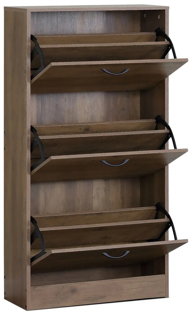 Botník s přihrádkami G1016 ELM, lemn de ulm
