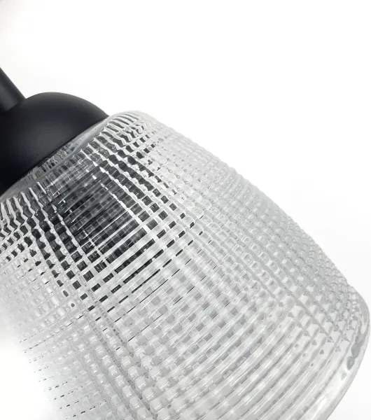 Lustră suspendată cu cablu LEANDRA, 3xE27/15W/230V, stejar/negru