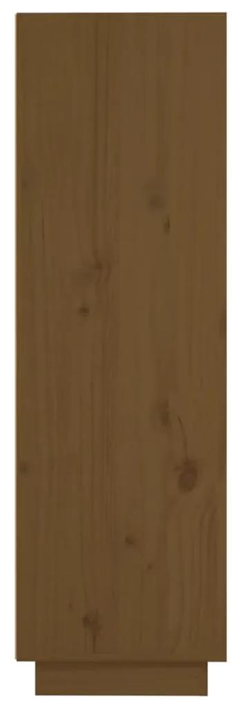 Dulap inalt, maro miere, 37x34x110 cm, lemn masiv de pin 1, maro miere