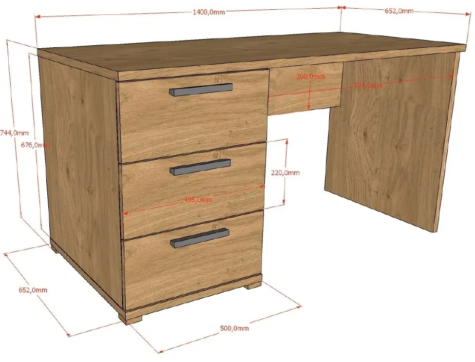 SAM DESK OAK