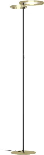 Eglo 901975-LED Lampadar CASTELPOTO cu dimmer, LED/16W/230V + LED/12W, auriu/negru