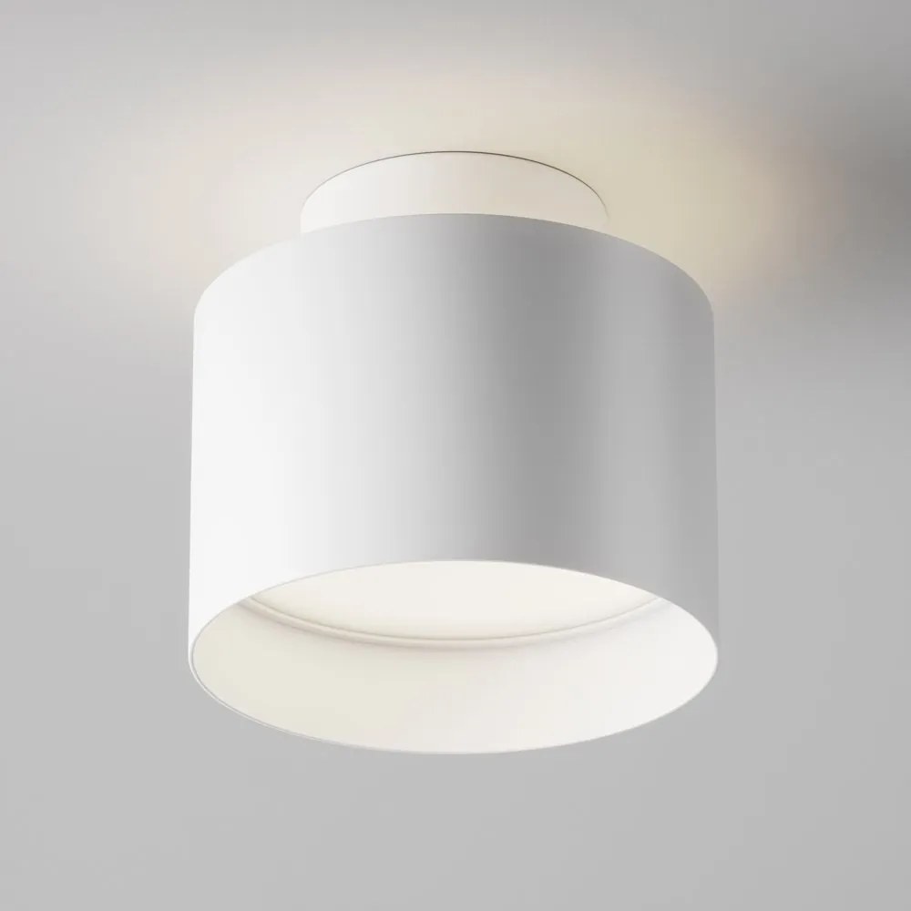 Plafoniera LED design tehnic Planet alb 4000K