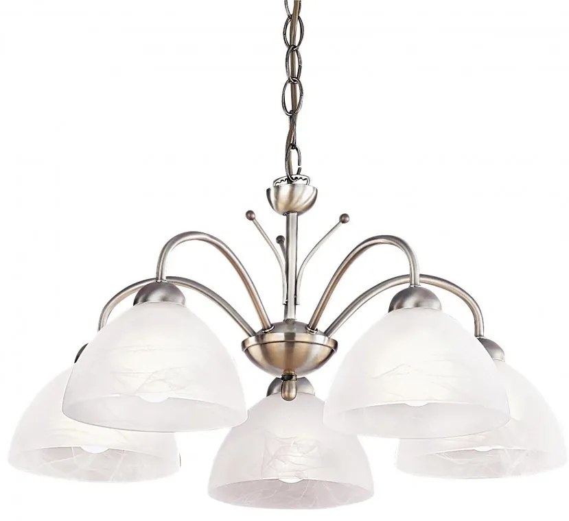Lustra suspendata stil clasic Milanese 5L alama antic 1135-5AB SRT