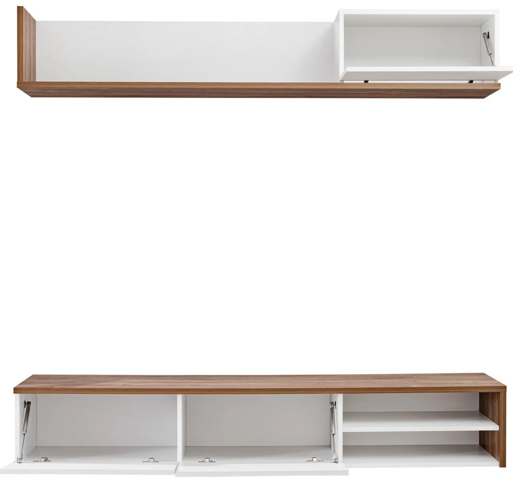 Mobilier living Dalton RSW DL (stejar sterling + alb mat). 1097681