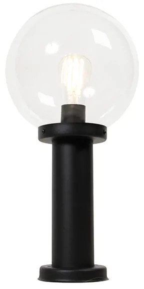 Lampă de podea de exterior neagră cu sferă din plastic 50 cm IP44 - Sfera