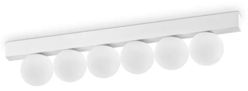 Plafoniera LED design minimalist Ping pong pl6 alba