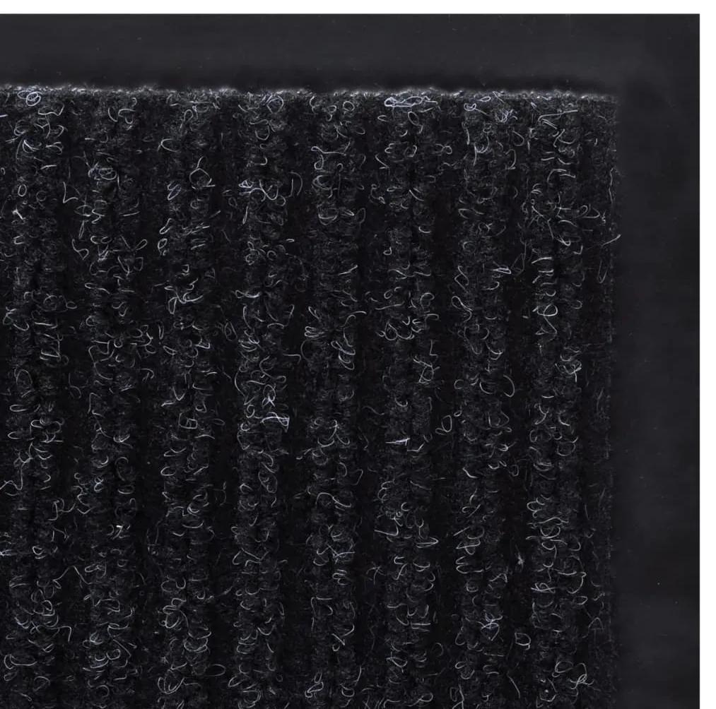Covoras PVC negru, 90 x 60 cm Negru, 90 x 60 cm, 1
