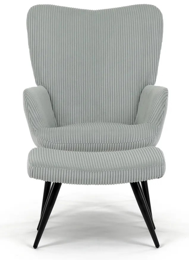 Fotoliu pentru relaxare cu suport pentru picioare L7285 BLUE6, albastru