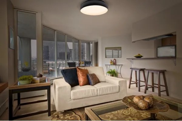 Osram - plafonieră LED dimabilă ORBIS LIVIA LED/16W/230V, diametru 30 cm, negru/alb