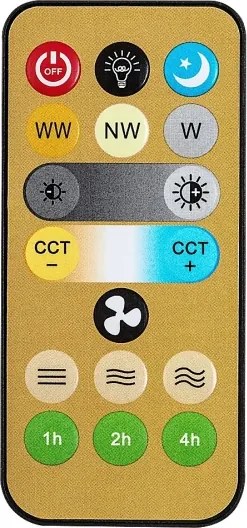 Rabalux 74031 - Lampă LED de podea cu ventilator Ø 30 cm 1xE27/16W/230V