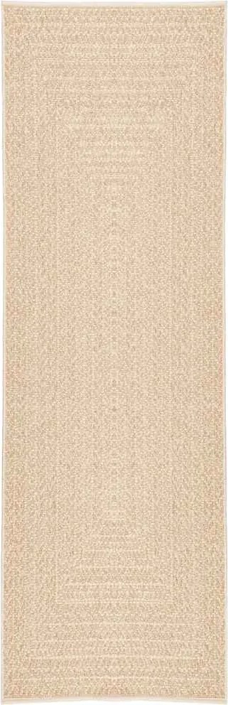 vidaXL Covor ZIZUR aspect iută, 80x250 cm, pentru interior și exterior