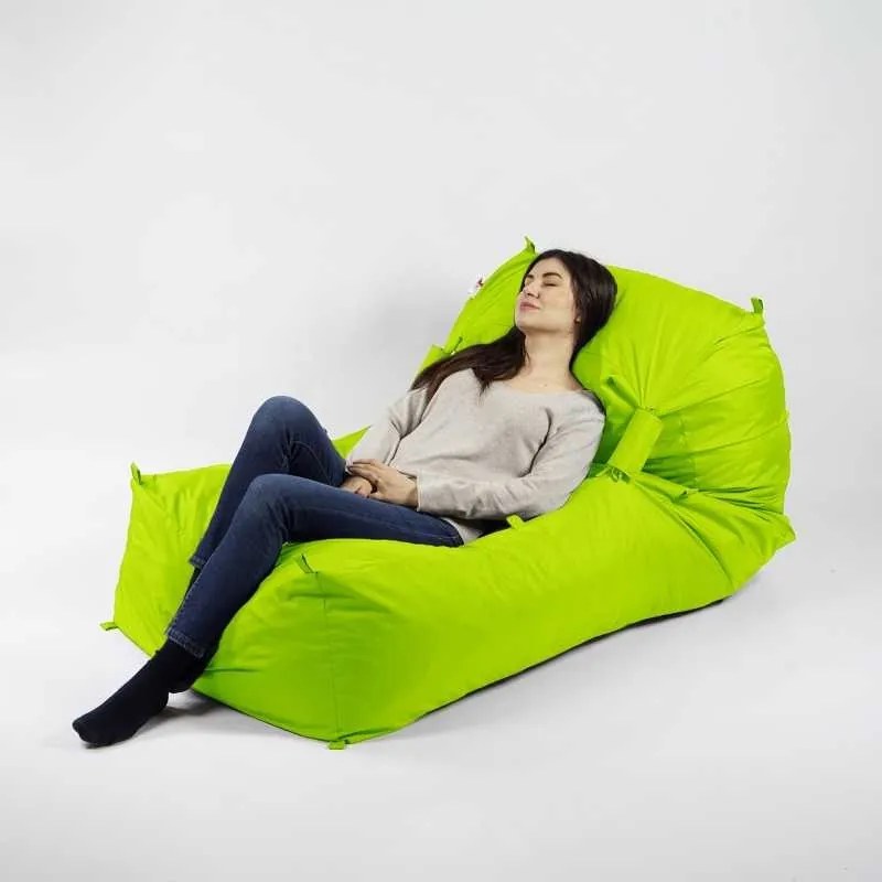 Fotoliu Yoga XL, Material impermeabil - Verde neon