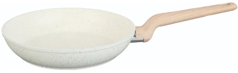Tigaie Voltz Nice OV54419E24, 24x4.8 cm, Finisaj marmura, Inductie, Cream melange