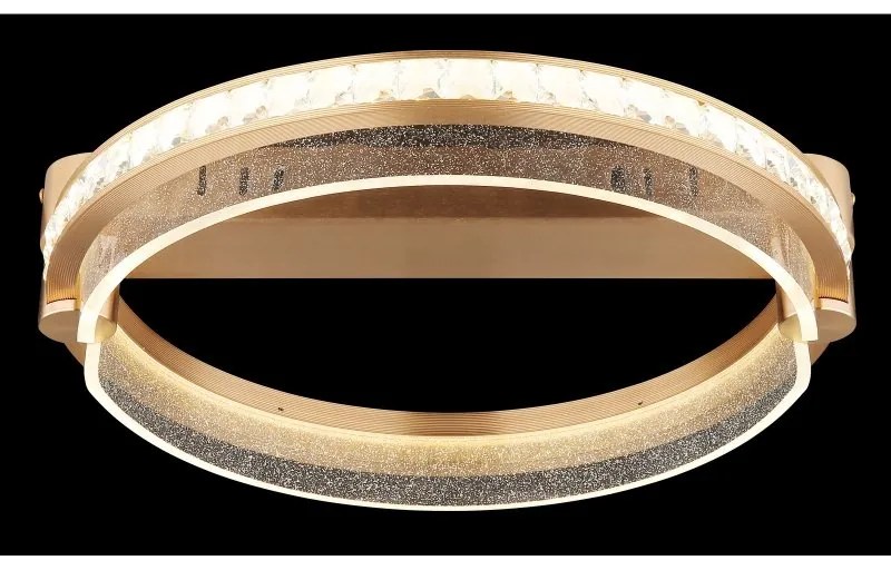 Lustra LED aplicata design circular cu telecomanda BLONDIE D-40cm