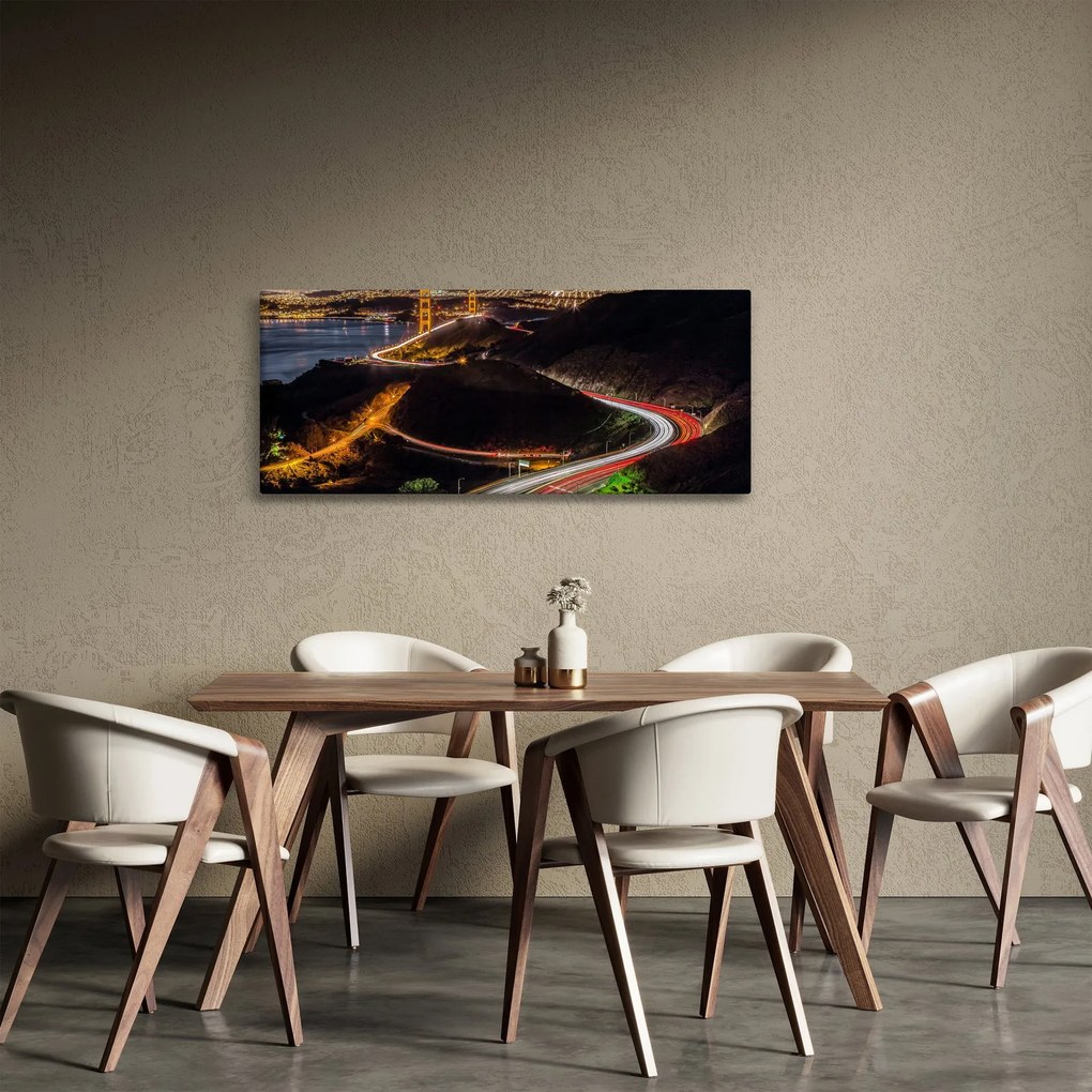 Tablou - Golden Gate Bridge (120x50 cm)