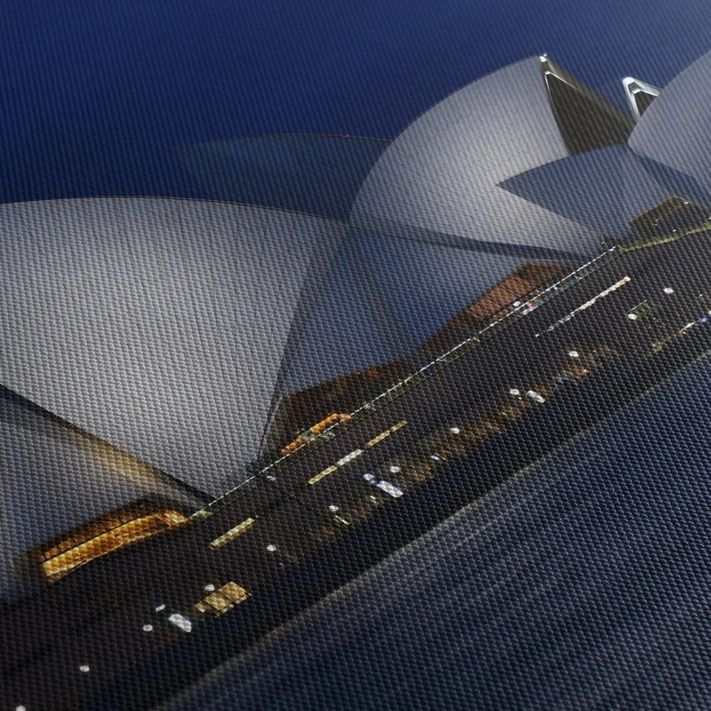 Tabloul Sydney nocturn (cu ceas) (90x30 cm)