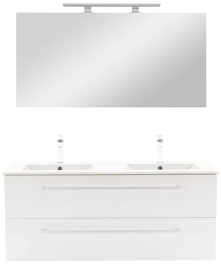 Mobilier complet de baie Vario Clam 120 alb-alb