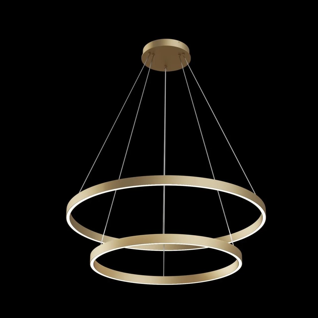 Lustra suspendata LED design tehnic Rim alama MYMOD058PL-L74BS4K