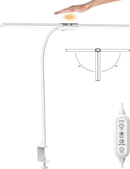 Top Light - lampă de birou LED dimabilă cu clemă LYRA LED/18W/230V 3000-6500K albă